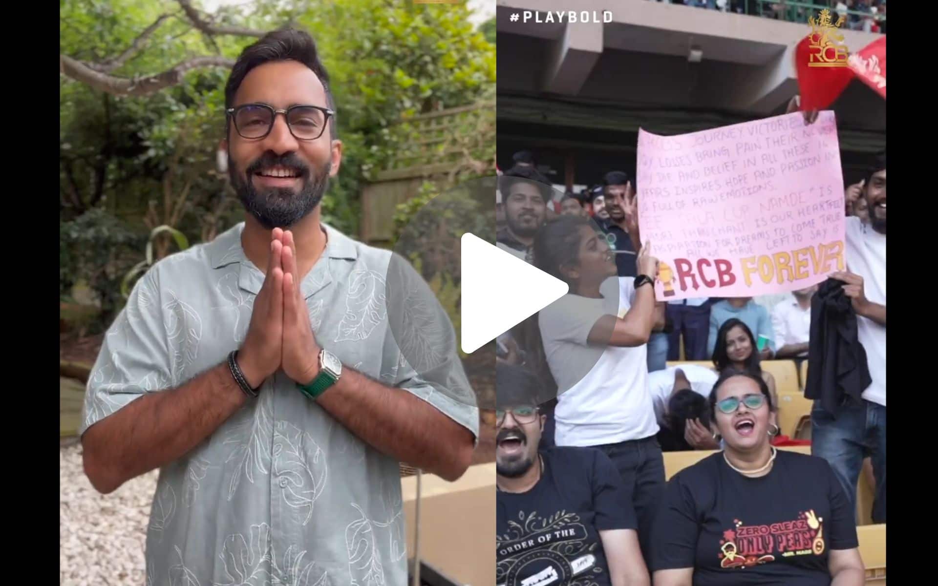 [Watch] Dinesh Karthik's 'Emotional Message' After being Appointed As Batting Coach & Mentor For RCB

